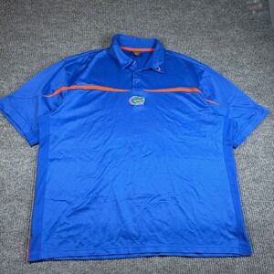 Nike Shirt Men's XXL Florida Gators Blue Orange Team Polo College